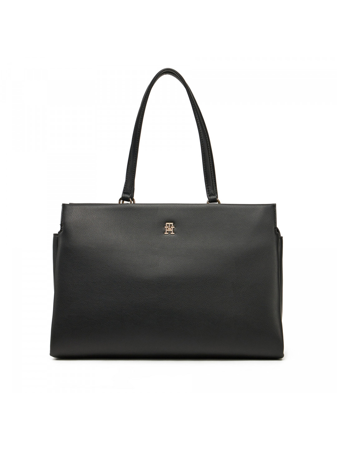 Kabelka Tommy Hilfiger Th Legacy Tote AW0AW17197 Černá